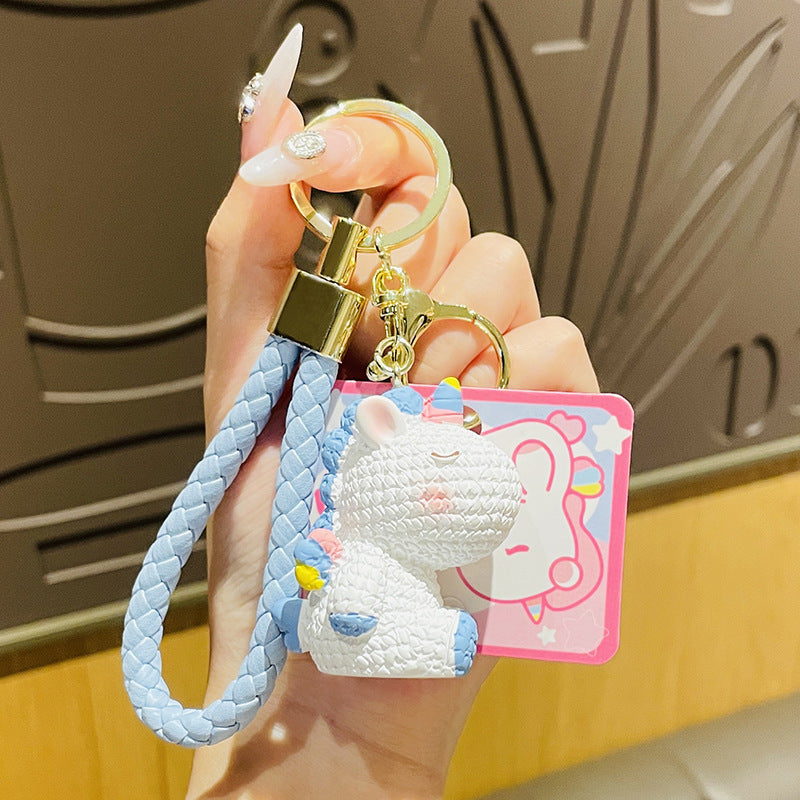 Wholesale New Unicorn Resin Keychain